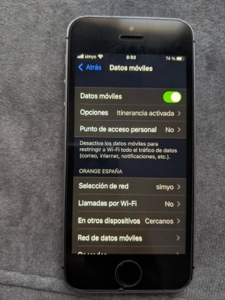 iPhone SE 32GB Gris Espacial en buen estado
