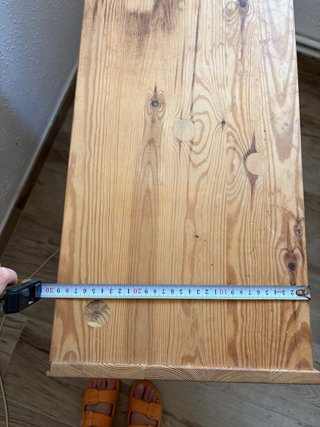 Cómoda de madera con 3 cajones