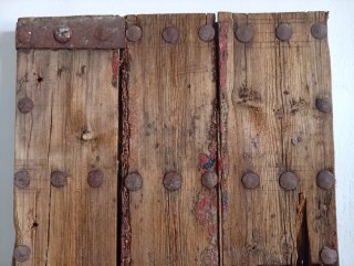 Puerta Antigua Madera y Clavos 205x84cm