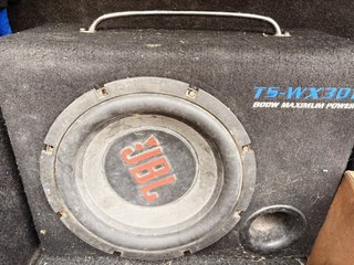 Subwoofer JBL T5-WX301 Negro/Azul
