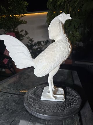 Figura Gallo Pelea 3D