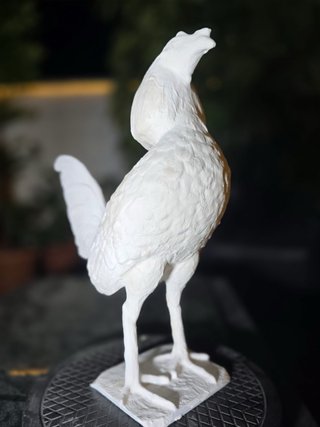 Figura Gallo Pelea 3D