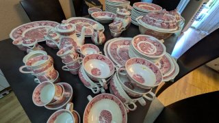 Vajilla lujo Adams 19 comensales 135 piezas