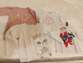 Stock magliette bimba manica lunga