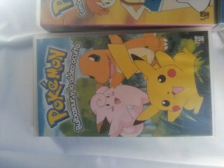 Lote 7 Películas VHS Pokémon y Digimon