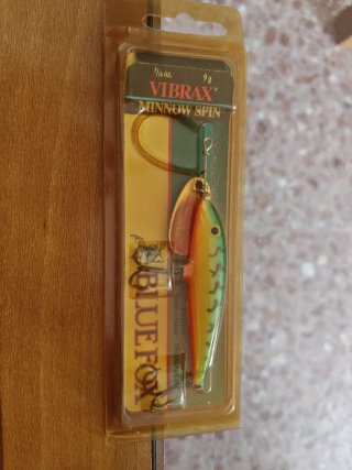 Señuelo Blue Fox Vibrax Minnow Spin 9g
