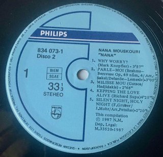 Nana Mouskouri Nana 2XLP 12 33 RPM 1987 Philips