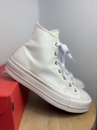 Converse CTAS Lift Hi Blancas