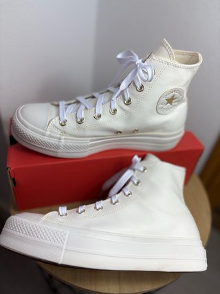 Converse CTAS Lift Hi Blancas