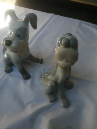Figuras cerámica Disney perros