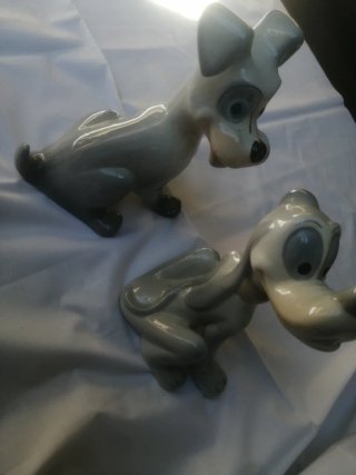 Figuras cerámica Disney perros
