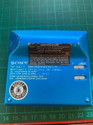 Sony MD Walkman MZ-R70 Azul
