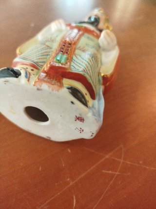 Statuetta ceramica stile giapponese