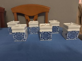 Especieros Vintage Porcelanas Isard Valls 6uds