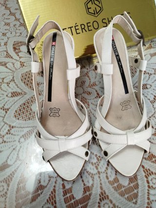 Sandalias Etereo Shoes Blancas Verano