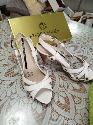 Sandalias Etereo Shoes Blancas Verano