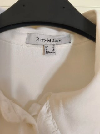 Blusa Pedro del Hierro Blanca Talla M