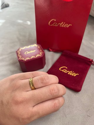 Anillo inspo Cartier Love Oro con Diamante