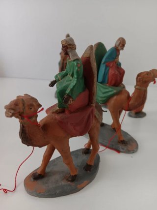 Figuras Belén Reyes Magos Camellos