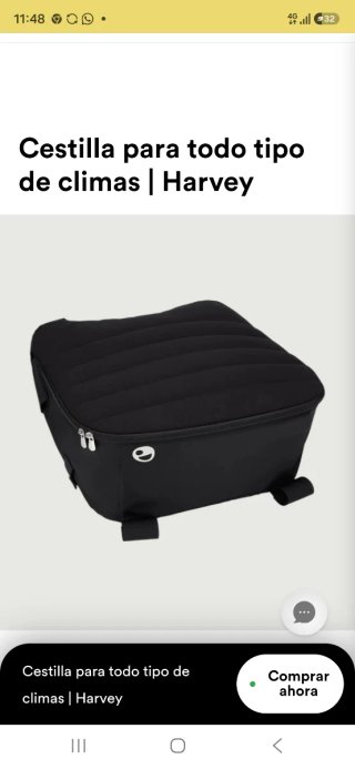 Cestilla carro +piezas adaptador altura Easywalker