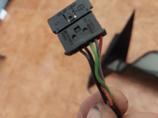 Retrovisor Izquierdo BMW X3 E83  Tono verde oscuro