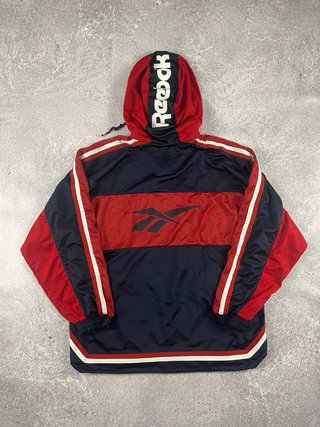 Chaqueta Reebok Vintage con Capucha Talla L