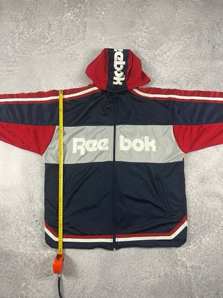 Chaqueta Reebok Vintage con Capucha Talla L