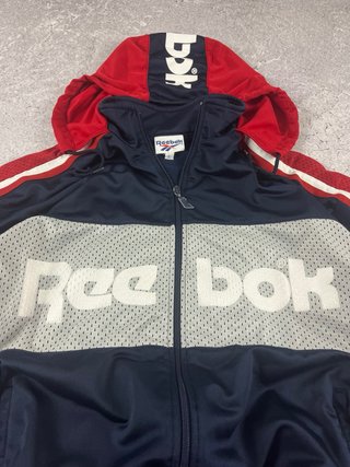 Chaqueta Reebok Vintage con Capucha Talla L