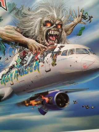 Cartel Iron Maiden Flight 666