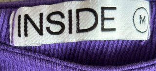 Top crop morado Inside manga larga lazada S