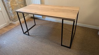 Conjunto Mesa y Banco Estilo Industrial