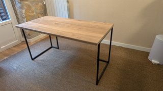 Conjunto Mesa y Banco Estilo Industrial