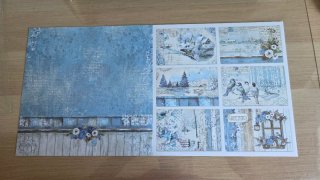 Pack Papeles Scrapbooking Stamperia Blue Land