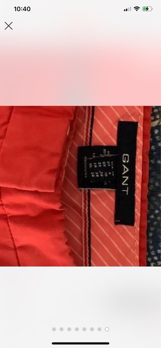 Calça clássica Gant vermelha femenina