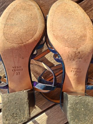 Sandalias Gloria Ortiz Azul/Morado