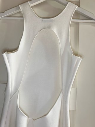 Vestido blanco evento playa verano