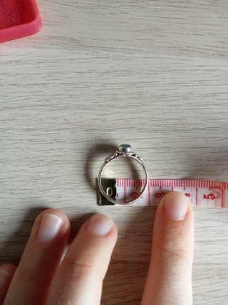 Anillo Plata con Piedra Azul