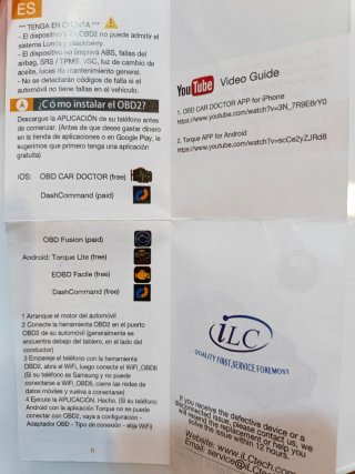 OBD-2 para diagnóstico y reparación coches.