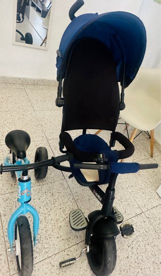 Triciclo y Bici FEBER 2 en 1 para niños