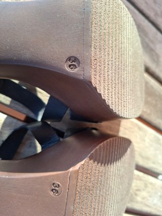 Sandalias de piel con plataforma