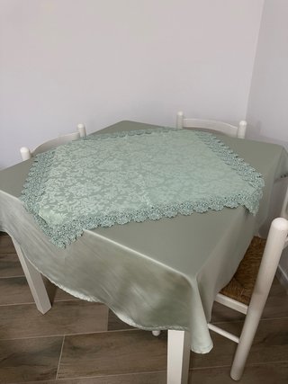 Set 2 tovagliette verde acqua