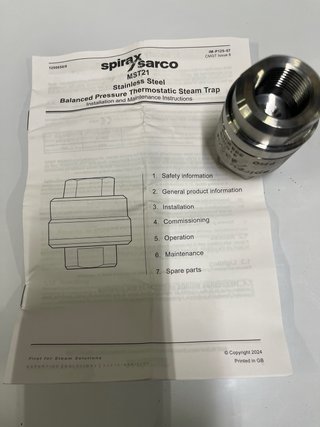 Purgador de vapor Spirax Sarco MST21H