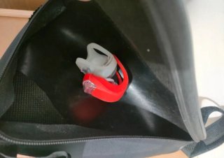 Funda sillín bicicleta negra