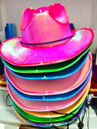 Sombreros despedida LED