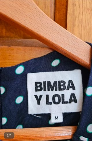 Vestido Bimba y Lola azul lunares