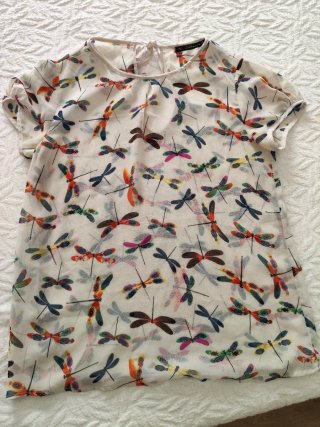 Blusa Zara Transparente