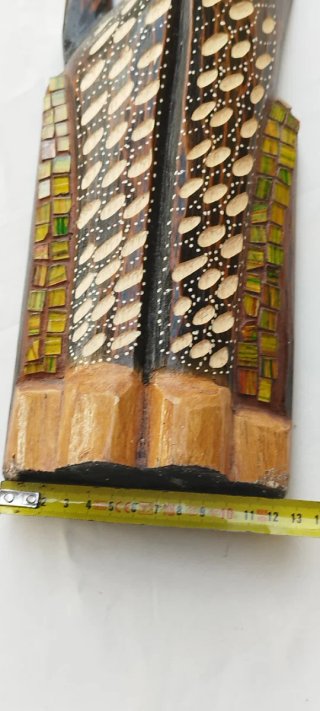 Gato decorativo de madera artesanal