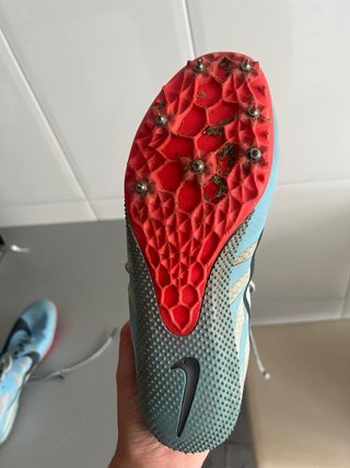 Zapatillas Nike Atletismo Clavos Azul/Rojo