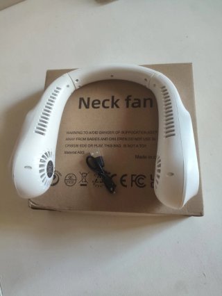 Ventilador de cuello recargable. Sin usar