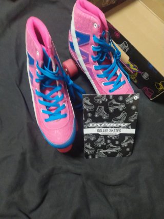 Osprey Roller Skates Talla 7 Rosa